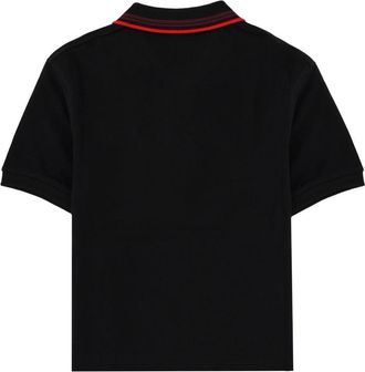 Vivienne Westwood Cropped Cotton Polo - Black