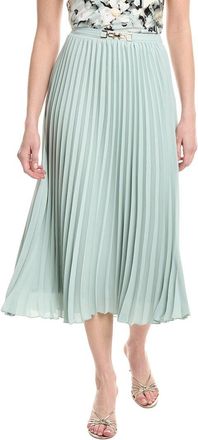 Anne Klein Pull On Belt Pleated Skirt