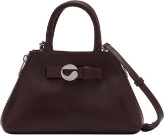 Coperni Mini Data Bag - Dames - Handtassen - Bruin - ONE Size - Leer - Tassen