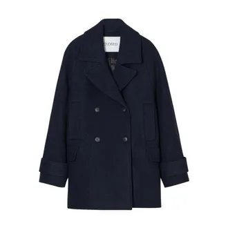 Closed Dames, Mantels, Blauw, Maat: XS