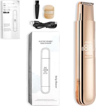 OEM Depiladora El&eacute;ctrica 2-en-1 - Cabezal De Afeitado Y Cabezal Recortador - Resistente Al Agua - Bater&iacute;a Recargable 60 Min - Para Todo El Cuerpo