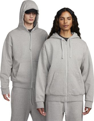 Nike x MMW Full-Zip Fleece Hoodie Grey DR5364-050