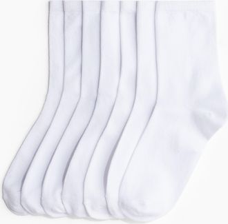 H&M 7er-Pack Socken - White