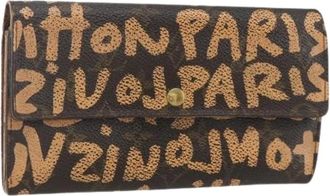 Louis Vuitton Pre-owned Wallets, female, Brown, Size: ONE SIZE Pre-owned Canvas Wallet