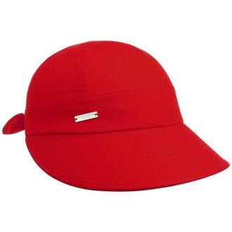 Seeberger Womens Flat Cap Red Red