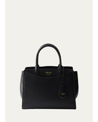 Prada Prelude Medium Leather Top-Handle Bag