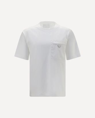 Prada Pocket T-shirt with logo Male S