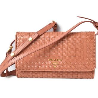 Prada Pink Chain/Shoulder Wallet (Pre-Owned)