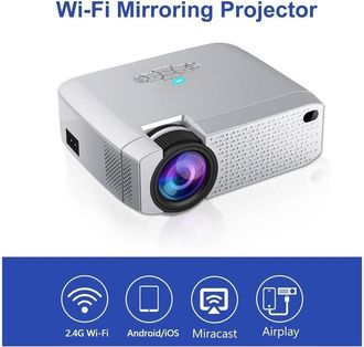 Trade Shop Trade Shop - Proyecto Wifi Led Proiecaci&oacute;n 36-150 Pollics 5600 Lumen Usb Hdmi Vga Sd Q-a16b