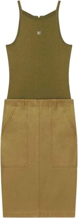 Givenchy Dames, Jurken, Groen, Maat: XS Katoen