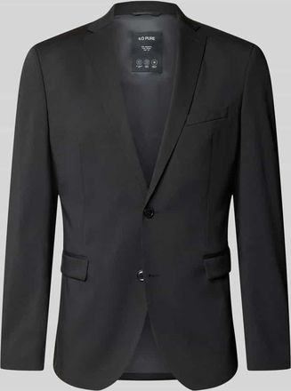 s.Oliver Black Label Slim Fit Anzugsakko mit Viskose-Anteil in Black, Gr&ouml;&szlig;e 102