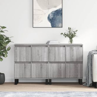 Berkfield Home Sideboards 2 pcs Grey Sonoma Engineered Wood