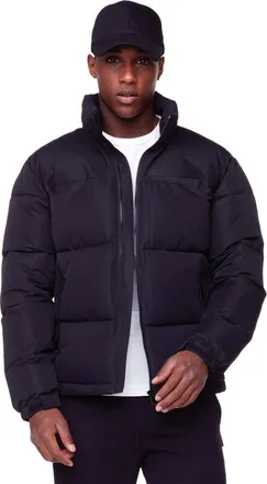 Alpine North TUKTUT - Vegan Down Short Puffer Winter Jacket in Black at Nordstrom, Size Xx-Large