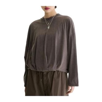 Bellerose Dames, Tops, Bruin, Maat: S/M Lame