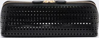 Alaia Ala&iuml;a Clutch Delta Small de piel
