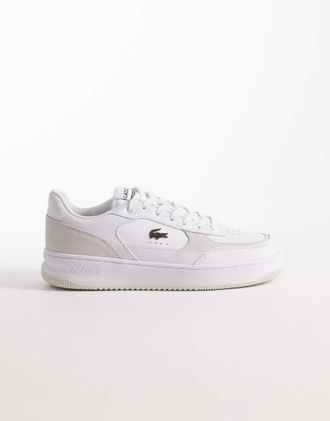 Lacoste L001 Ace - Sneakers bianche con logo-Bianco