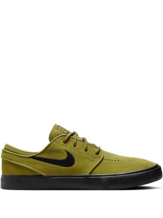 Nike Zoom Stefan Janoski+ SB lace-up sneakers - men - Calf Suede/Calf Leather/Rubber - 8.5 - Green
