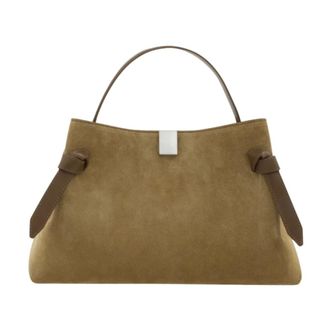 Yuzefi Gyoza Suede - female - Yuzefi - Handbags - Green - ONE SIZE - Bags