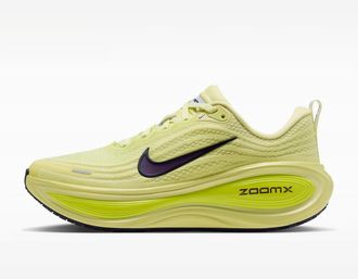 Nike Womens Vomero Plus Road Running Shoes In Fennel/lemon Venom/lemon Chiffon/purple Dynasty