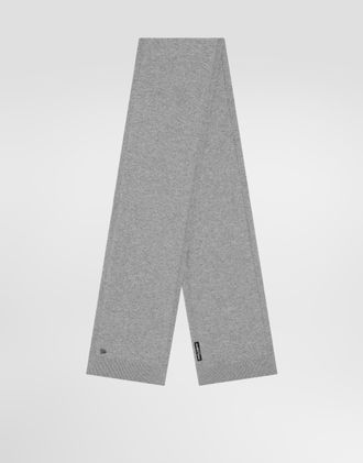 Dolce & Gabbana Cashmere Scarf - Woman Scarves And Silks Grey Pz