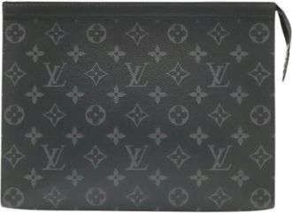 Louis Vuitton Pre-owned Clutch Bag - Heren - Vintage Clutch - Zwart - ONE Size - Vintage