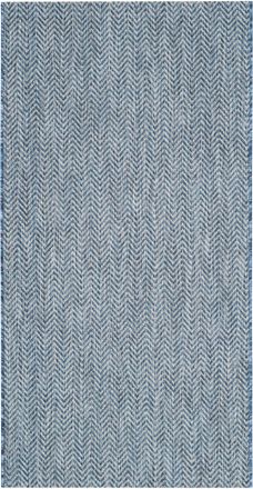 Safavieh Alfombra contempor&aacute;neo de polipropileno azul/gris, 122 x 170 cm