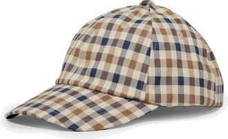 Aquascutum Iconische Baseballpet Beige - unisex - Petten - Beige - ONE Size - Katoen - Accessoires