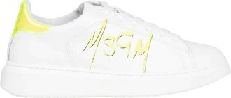 Msgm Msgm - Sneakers - Dames - Schoenen - Wit - Maat: 37 EU Zijde