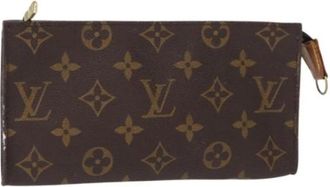 Louis Vuitton Pre-owned Vintage Clutch - Dames - Vintage Clutch - Bruin - ONE Size - Leer - Vintage