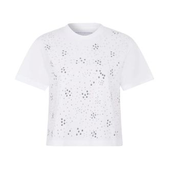 Paco Rabanne Dames, Tops, Wit, Maat: XS Katoen