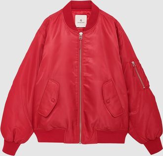 Anine Bing Bomber Leon Tango Red