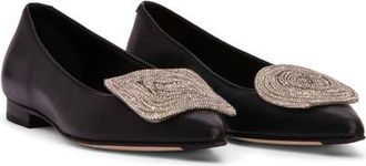 BEAUTIISOLES Bonnie Pointed Toe Ballet Flat in Black at Nordstrom, Size 5.5