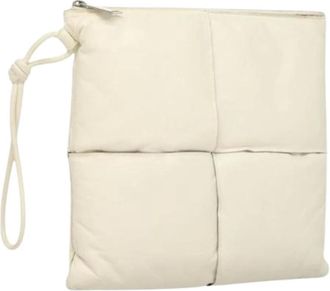Bottega Veneta Pre-owned Clutches, female, White, Size: ONE SIZE Pre-owned Vintage Clutch Bag