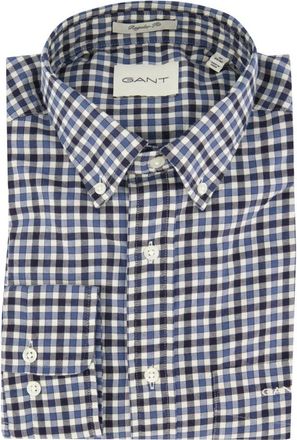GANT Heren, Overhemden, Blauw, Maat: 5XL