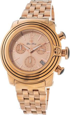 Glam Rock Stainless Steel Dress Womens Watch