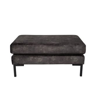 Dutchbone Reposapi&eacute;s en s&iacute;mil cuero antracita