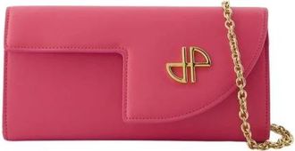 Patou JP Chain Clutch - Dames - Schoudertassen - Roze - ONE Size - Leer - Tassen