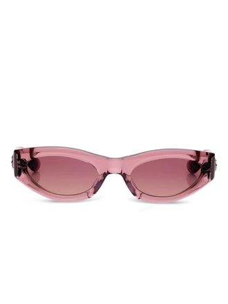 Chrome Hearts cat-eye frame sunglasses - men - Acetate - One Size - Pink