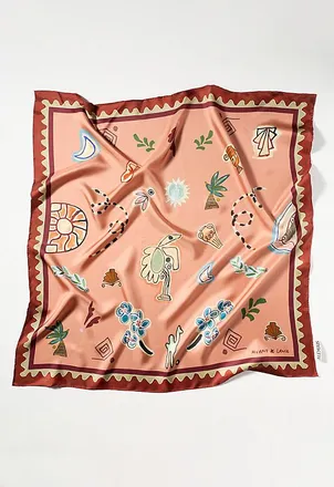 Alemais Laurence Silk Hair Scarf