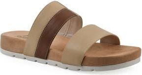 White Mountain Tammy Slide Sandal in Natural Smooth at Nordstrom Rack, Size 6.5