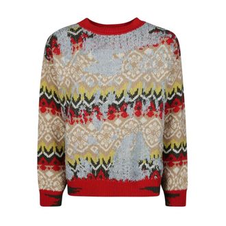 Max Mara Jersey de punto con cuello redondo - Knitwear - Mujer - Multicolor - XS