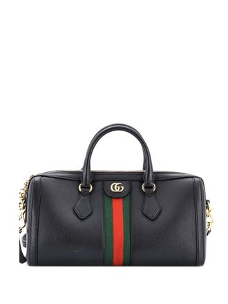 Gucci Ophidia Boston Bag Leather Medium satchel - Zwart