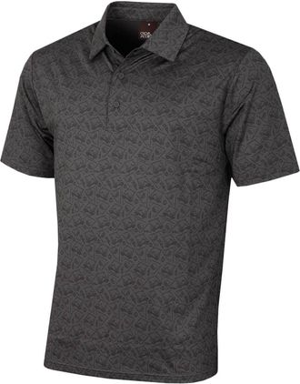Oscar Jacobson Mens Sonic Polo Shirt - Pewter - XL