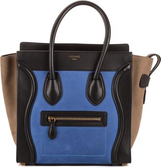 Celine Micro Lugagge Tri-color Handtas