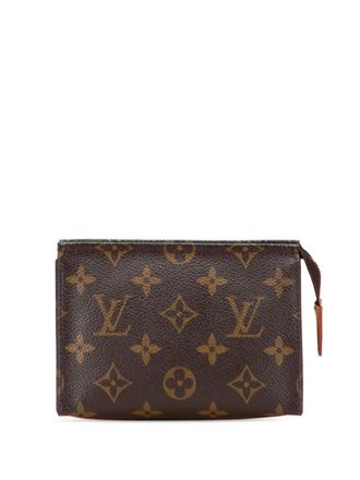 Louis Vuitton 2001 Monogram Toiletry 15 pouch - women - Fabric - One Size - Brown