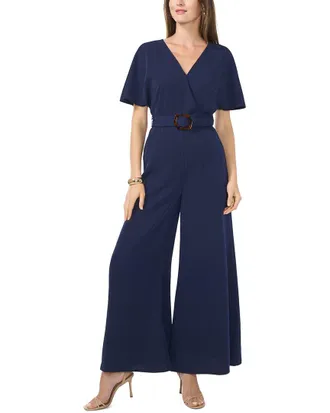 Vince Camuto Plunge V Neck Maxi Jumpsuit