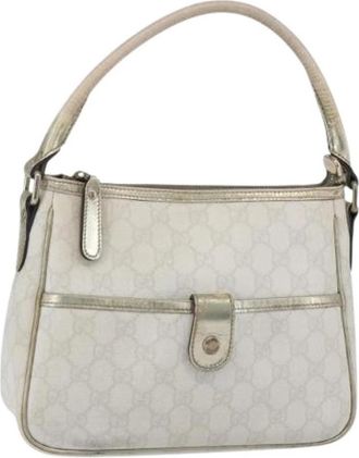 Gucci Pre-owned Plastic Schoudertas - Dames - Vintage Schoudertas - Wit - ONE Size - Vintage