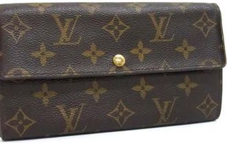 Louis Vuitton Brown Monogram Monogram Long Wallet (Bi-Fold) (Pre-Owned)