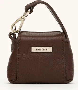 Hammitt Hammitt Mini B Espresso Pebble Silver