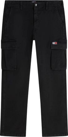 Tommy Jeans Otis Co Canvas C - Heren - Straight fit broeken - Zwart - W30 L32 - Katoen - Broeken